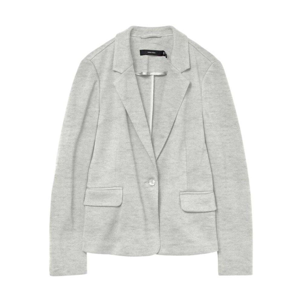 Vero Moda Womens/Ladies Julia Tailored Long-Sleeved Blazer / Light Grey Melange